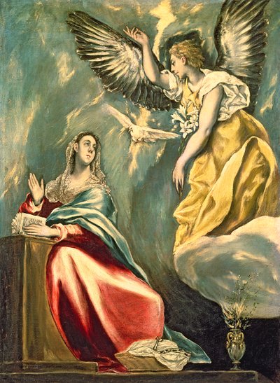 The Annunciation, c.1595-1600 by El Greco